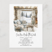 Unser neuer Hahn des Waldes, der den Winterurlaub Ankündigungspostkarte (Vorderseite)