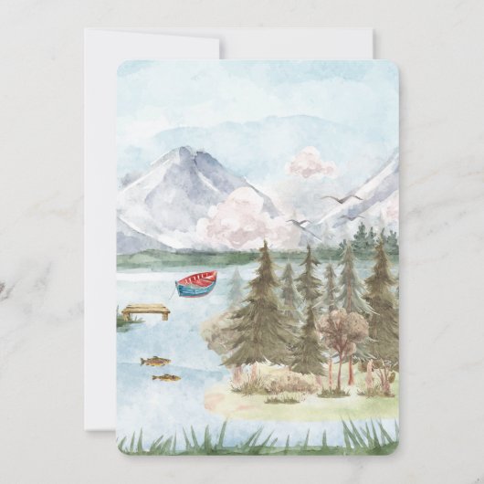 Unser neuer Hahn des Waldes | Party für die Hausha Einladung (Rückseite)