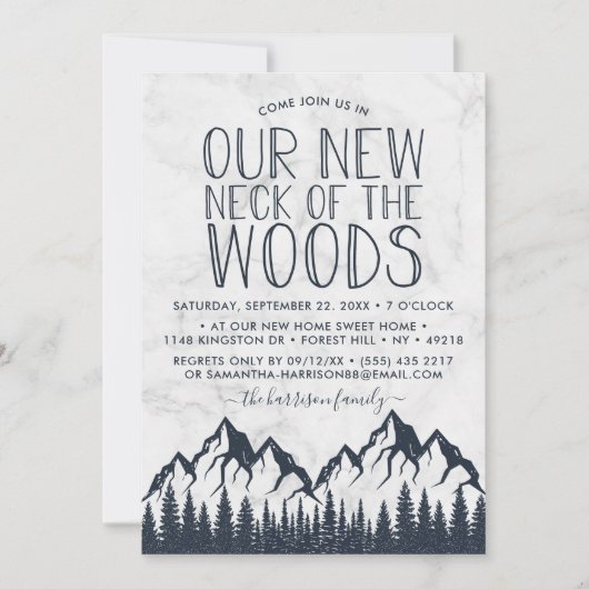 Unser neuer Hahn des Waldes | Party zur Aufwärmung Einladung (Vorderseite)