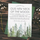 Unser neuer Hahn des Waldes | Party zur Aufwärmung Einladung