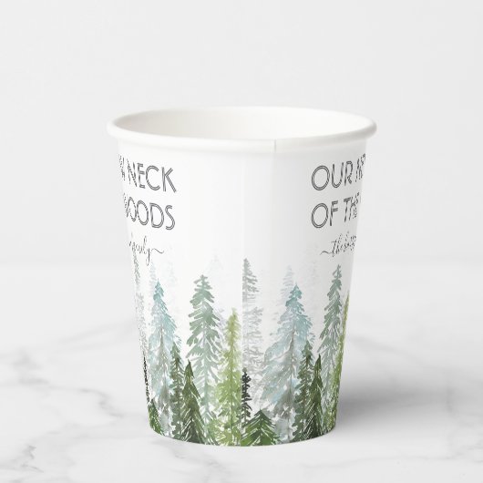 Unser neuer Hahn des Waldes | Party zur Aufwärmung Pappbecher (Rechts)