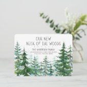 Unser neuer Nacken der Kiefernwälder, die sich bew Einladung (Stehend Vorderseite)