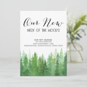 Unser neuer Nacken der Pinienwälder Ankündigung (Stehend Vorderseite)