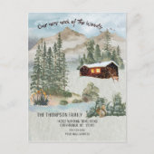 Unser neuer Nacken der sich bewegenden Wälder Postkarte (Vorderseite)