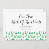 Unser neuer Nacken der Wald Bäume neue Zuhause-Adr (Vorne/Hinten)