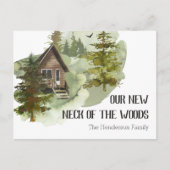 Unser neuer Nacken der Woods Moving Ankündigung (Vorderseite)