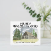 Unser neuer Nacken des Wald-Bäume-Berglaufs Ankündigung (Stehend Vorderseite)