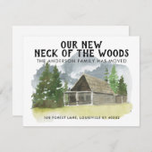 Unser neuer Nacken des Wald-Bäume-Berglaufs Ankündigung (Vorne/Hinten)