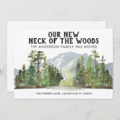 Unser neuer Nacken des Wald-Berg-Moving Ankündigung (Vorne/Hinten)