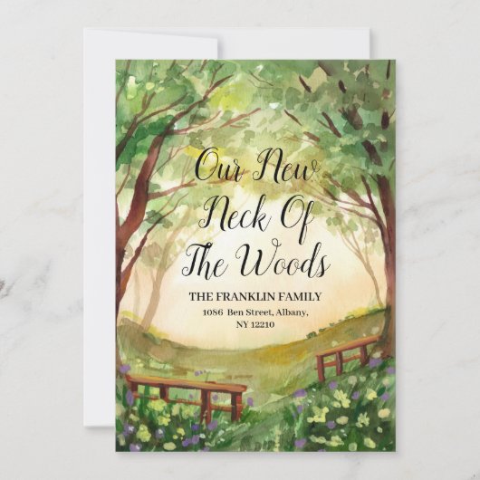 Unser neuer Nacken des Waldes neue Adresse Ankündi (Vorderseite)