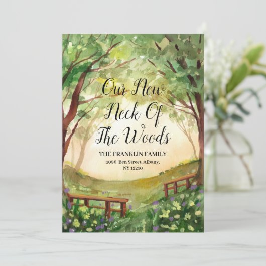 Unser neuer Nacken des Waldes neue Adresse Ankündi (Stehend Vorderseite)