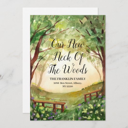 Unser neuer Nacken des Waldes neue Adresse Ankündi (Vorne/Hinten)