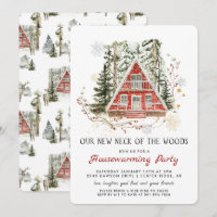 Unser neuer Nacken des Woods Housewarming-Party