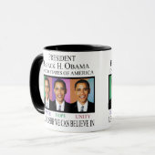 UNSER NEUER PRÄSIDENT TASSE (Vorderseite Links)