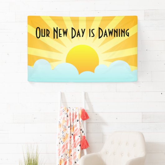 Unser neuer Tag dämmert Banner (Insitu)