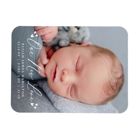 Unser neues Foto zur Ankündigung von Geburt in der Magnet (Horizontal)