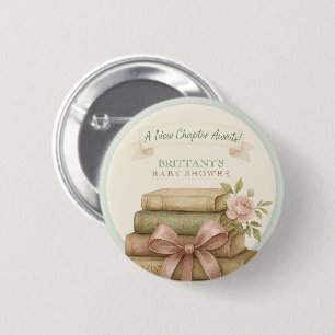 Unser neues Kapitel erwartet die Pink Bow Baby Dus Button
