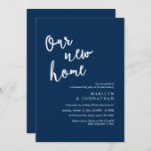 Unser neues Zuhause-Party, Rustic Housewarming Einladung (Vorne/Hinten)