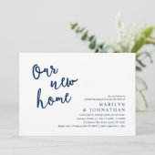 Unser neues Zuhause-Party, Rustic Housewarming Einladung (Stehend Vorderseite)