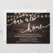 Unser neues Zuhause-Party, Rustic Housewarming Einladung (Vorderseite)