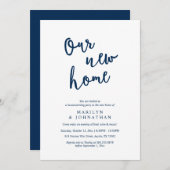 Unser neues Zuhause-Party, Rustic Housewarming Einladung (Vorne/Hinten)