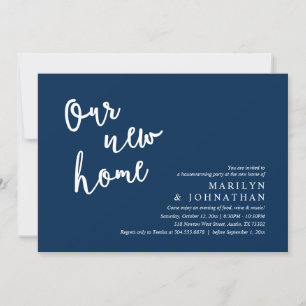 Unser neues Zuhause-Party, Rustic Housewarming Einladung