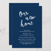 Unser neues Zuhause-Party, Rustic Housewarming Einladung (Vorne/Hinten)