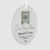 Unser neues Zuhause Winter-Ornament | Neues Zuhaus Ornament (Vorderseite)