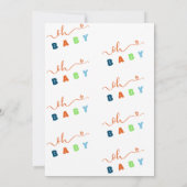 Unser Niedlich Duck Duck Baby Dusche Party Wasserf Einladung (Rückseite)