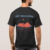 Unser Nordstarker und freier Kanada im Freien T-Shirt (Rückseite)