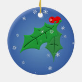 Unser Nth Weihnachten Keramik Ornament (Hinten)