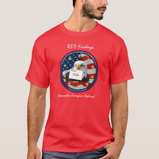 Unser offizielles ROTES Freitag-Shirt! T-Shirt (Vorderseite)