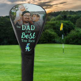 Unser Papa ist das beste Tee Rex Kinderfoto Golf Headcover