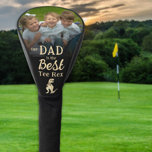 Unser Papa ist der Beste Tee Rex Kinder Foto Golf Headcover