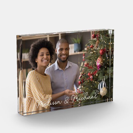 Unser Personalisierter Name Fotoblock (Links)