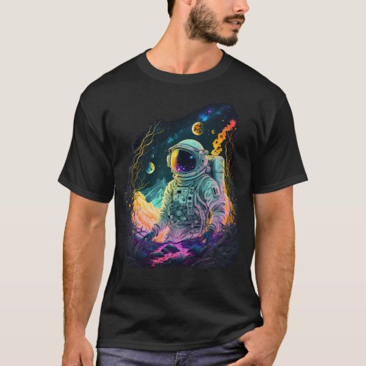Unser Phantastisches Astronautendesign T-Shirt (Vorderseite)