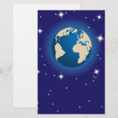 Unser Planet Briefpapier (Vorne/Hinten)