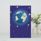 Unser Planet Briefpapier (Stehend Vorderseite)