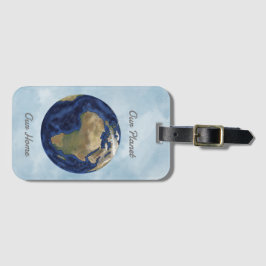 Unser Planet Gepäckanhänger