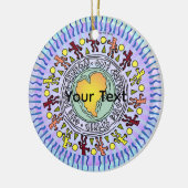 Unser Planet Keramik Ornament (Links)