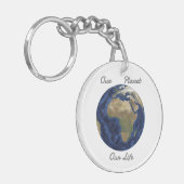 Unser Planet-Schlüsselanhänger Schlüsselanhänger (Vorderseite links)