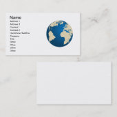 Unser Planet Visitenkarte (Vorne/Hinten)