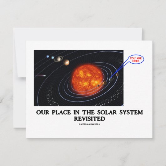 Unser Platz im Sonnensystem überarbeitet (Vorderseite)