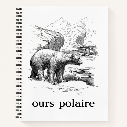 Unser Polaire Polar Bear Notizblock (Vorderseite)