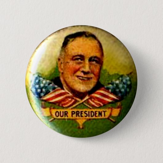 Unser Präsident - Knopf Button (Vorderseite)