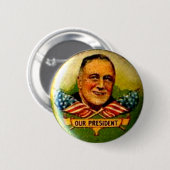 Unser Präsident - Knopf Button (Vorne & Hinten)