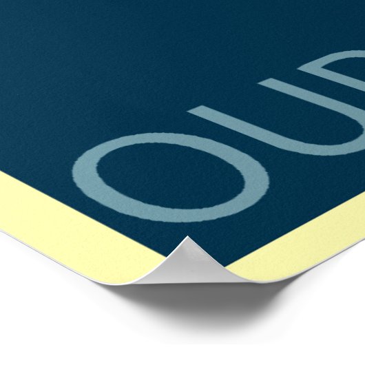 Unser Präsident Poster (Ecke)