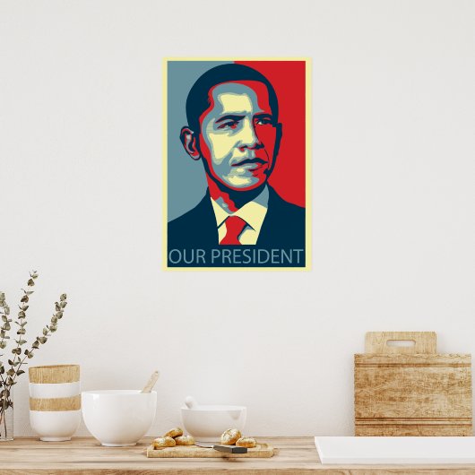 Unser Präsident Poster (Küche)