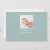 Unser Regenbogen | Ankündigung von Foto zur Geburt (Rückseite)