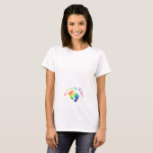 Unser Regenbogen nach dem Sturm-Mutterschafts-T - T-Shirt (Vorne ganz)